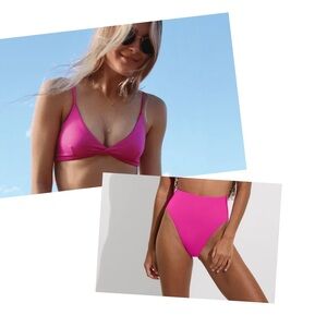Left On Friday Pink Bikini Set